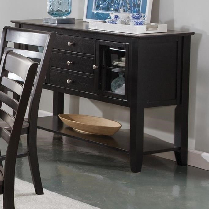 John Thomas Cosmopolitan SV7534 Transitional Server with 3Drawers